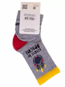 Детские спортивные носки «Красная ветка», С-2168, СЕРЫЕ