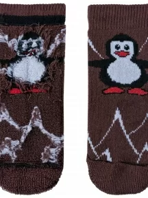 Детские махровые носки Альтаир, С129, КОРИЧНЕВЫЕ