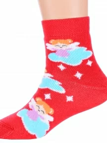 Детские махровые носки Брестские (БЧК), 14С3060, рис. 168, ВИШНЕВЫЕ