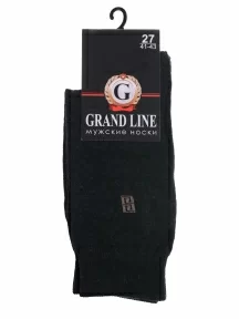 Мужские носки GRAND LINE, М-132, АСФАЛЬТ