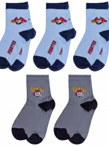 Комплект из 5 пар детских носков LORENZLine, 5-Л41, микс 5