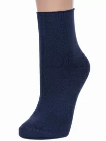 Женские носки без резинки ХОХ, G-1406, ТЕМНО-СИНИЕ