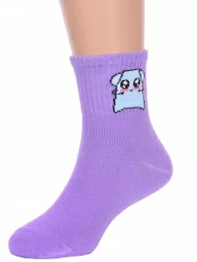 Детские спортивные носки Hobby Line, Ндх4366, СИРЕНЕВЫЕ
