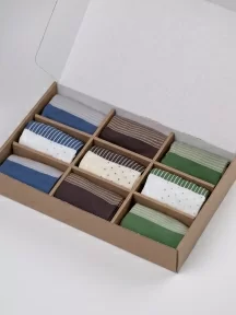 Набор из 9 пар мужских носков MSCLUB №М52, ВИ9-НМ52, микс 1