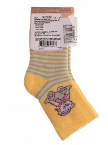 Детские махровые носки Брестские(БЧК), 14С3060, рис. 821, ЖЕЛТЫЕ