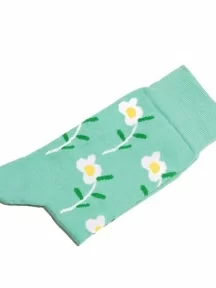 Носки unisex St. Friday Socks, ps1903, "Любимые цветы. Мятные"