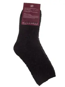 Женские полушерстяные носки RuSocks (Орудьевский трикотаж) ЧЕРНЫЕ (Ж3-38847)