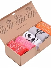 Набор из 5 пар женских носков MSCLUB №Ж03, ВИМ5-ж3, микс 1