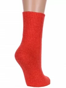 Женские термоноски с ослабленной резинкой Hobby Line, нжт019-03, КРАСНЫЕ