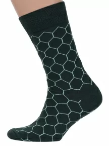 Мужские носки MSCLUB №М39, nm-422, ТЕМНО-ЗЕЛЕНЫЕ