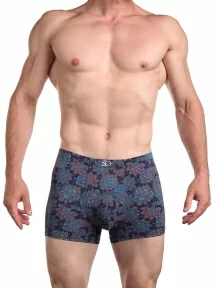 Мужские бамбуковые трусы-боксеры Sergio Dallini, 2942-2, БИРЮЗОВЫЕ