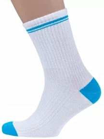 Мужские носки "Носкофф" (АЛСУ), НМ50, рис. 2884, БИРЮЗОВЫЕ