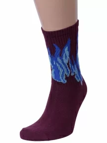 Мужские спортивные носки "Борисоглебский трикотаж", 4С1011, БОРДОВЫЕ