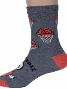 Детские носки RuSocks (Орудьевский трикотаж), Д3-13500, рис. 05, СЕРЫЕ