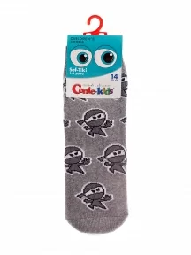 Детские махровые носки Conte kids, 21С-13/1СП, рис. 601, СЕРЫЕ