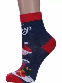 Женские носки Брестские (БЧК), 20С1137, рис. 636, ТЕМНО-СИНИЕ МЕЛАНЖ