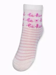 Детские носки RuSocks (Орудьевский трикотаж), Д3-13793, рис. 01, КРЕМОВО-РОЗОВЫЕ