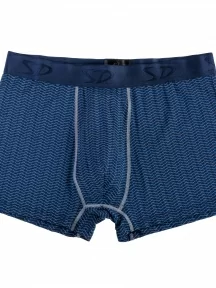 Мужские бамбуковые трусы-боксеры SD (by Salvador Dali), SD2040-1, СИНИЕ