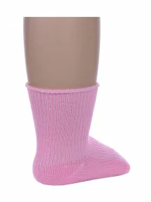 Детские носки без резинки Альтаир, С63, РОЗОВЫЕ
