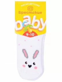 Детские махровые носки Брестские (БЧК), 14С3060, рис. 060, БЕЛЫЕ