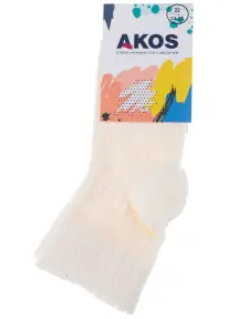 Комплект из 3 пар детских носков Akos БЕЖЕВЫЕ (3-ВК41000-1)