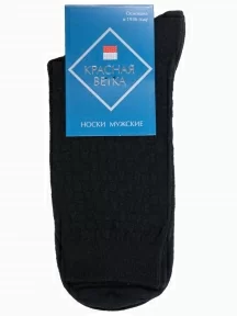 Мужские носки "Красная ветка", С-1337, ЧЕРНЫЕ