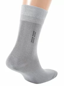 Комплект из 5 пар мужских бамбуковых носков ХОХ, 5-X-1111, СЕРЫЕ