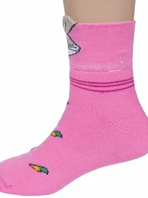 Детские махровые носки LORENZline, Л3, РОЗОВЫЕ