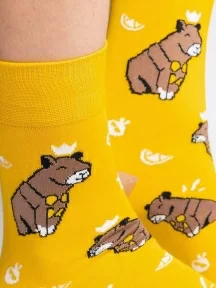 Носки unisex St. Friday Socks, contest22-1298-08/10/02, "Копибарыня Сикрет"