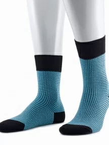 Мужские бамбуковые носки Sergio Di Calze (PINGONS), 17SC5, БИРЮЗОВЫЕ