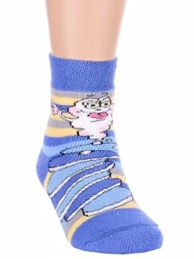 Детские махровые носки Брестские (БЧК), 14С3060, рис. 824, ВАСИЛЬКОВЫЕ