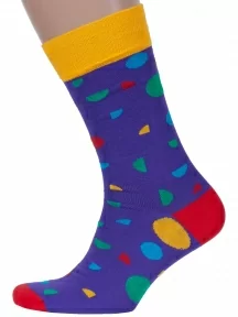 Мужские носки LORENZline, Е39, ФИОЛЕТОВЫЕ