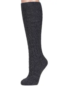 Женские гольфы RuSocks (Орудьевский трикотаж) ТЕМНО-СЕРЫЕ (Ж-155-03)