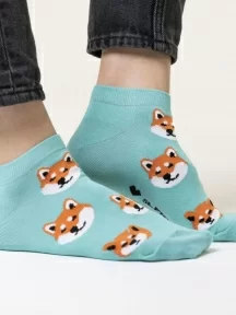 Короткие носки unisex St. Friday Socks, 743-25, "Немного сиба-ину"