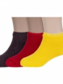 Комплект из 3 пар детских махровых носков ХОХ, 3-DZ-3R18, микс 1