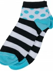 Детские носки "Борисоглебский трикотаж", 8СК, ЧЕРНО-БЕЛЫЕ