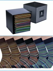 Набор мужских носков из мерсеризованного хлопка, 6 пар (ТМ Sergio di Calze), PG-16SC3-6, микс