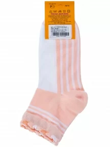 Детские укороченные носки LORENZline, Л1, ПЕРСИКОВЫЕ