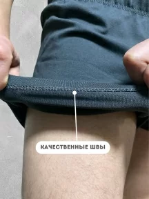 Мужские трусы-боксеры Рина+, МТ-301, ГРАФИТ