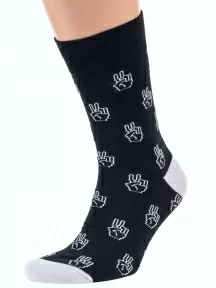 Мужские носки MSCLUB №М45, nm-514, ЧЕРНЫЕ