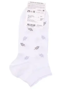 Женские носки Брестские (БЧК) рис. 658, БЕЛЫЕ (14с1101)