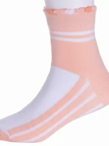 Детские укороченные носки LORENZline, Л1, ПЕРСИКОВЫЕ