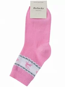 Детские полушерстяные носки RuSocks (Орудьевский трикотаж), Д3-38278, РОЗОВЫЕ
