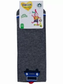 Детские носки "Борисоглебский трикотаж", 8СМ1003/2, №24 ТЕМНО-СЕРЫЕ МЕЛАНЖ
