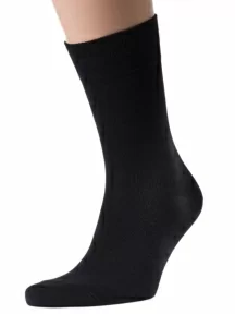 Набор из 5 пар мужских носков MSCLUB №М00, МС-ПН-01-5, черные в коробке NosMag