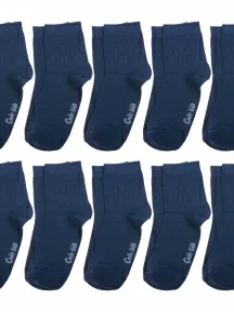 Комплект из 10 пар детских носков Conte kids, 10-5С-11СП, рис. 000, ТЕМНО-СИНИЕ
