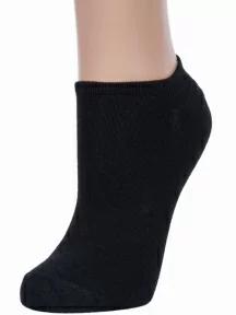 Женские ультракороткие носки ХОХ, G-3R7, ЧЕРНЫЕ
