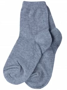 Детские носки "НАШЕ" Смоленской чулочной фабрики, 222С50, рис. 1, ТЕМНО-МЕЛАНЖЕВЫЕ №54-4