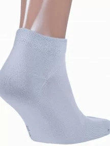Короткие бамбуковые носки Grinston socks (PINGONS), 15D33, СВЕТЛО-СЕРЫЕ