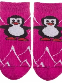 Детские махровые носки Альтаир, С129, МАЛИНОВЫЕ